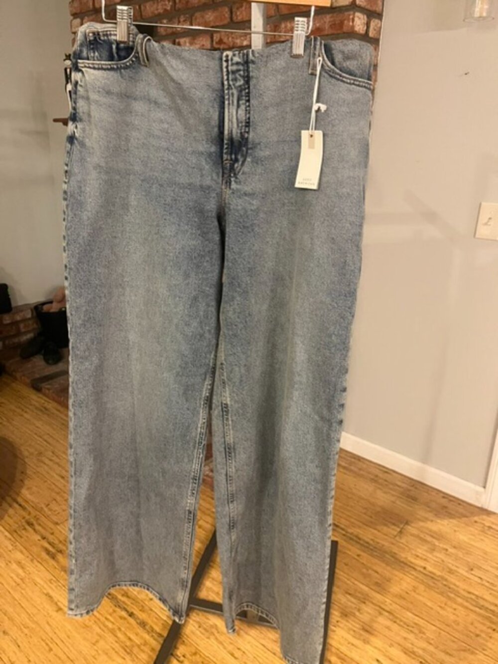 Good American NWT $159 Wide Leg Pull On